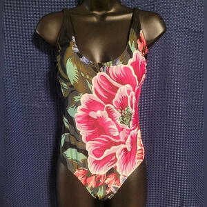NWT Kona Sol Floral One Piece Swimsuit
